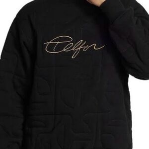Telfar Black Crewneck Sweater with Logo